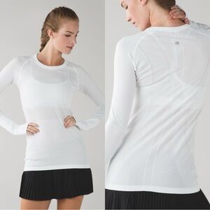 * Lululemon swiftly tech long sleeve 2.0 white size 2